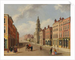 St Nicholas Church and Foregate Street, Worcester, c.1850 by Unknown Artist