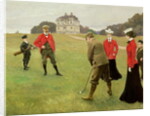 Golf Players at Copenhagen Golf Club by Paul Fischer