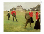 Golf Players at Copenhagen Golf Club by Paul Fischer