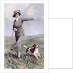 A Lady out Shooting by S.A May