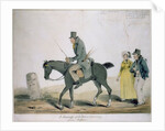 A Justass of the Peace Returning from Sessions by Henry William Bunbury