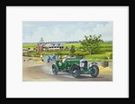 Speed Six Bentley at Brooklands 1930, 1986 by Richard Wheatland