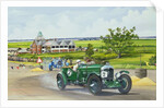 Speed Six Bentley at Brooklands 1930, 1986 by Richard Wheatland