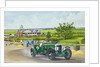 Speed Six Bentley at Brooklands 1930, 1986 by Richard Wheatland