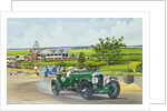Speed Six Bentley at Brooklands 1930, 1986 by Richard Wheatland