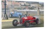 Duel on the Harbour Front, Monaco Grand Prix in 1933 by Richard Wheatland