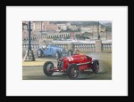 Duel on the Harbour Front, Monaco Grand Prix in 1933 by Richard Wheatland