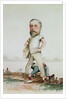 A Rowing Type, caricature of Edward VII 1880 by F.H. Manby
