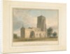 Bedfordshire - Cockayne Hatley Church, 1817 by John Buckler