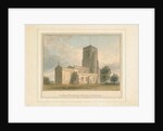 Bedfordshire - Cockayne Hatley Church, 1817 by John Buckler