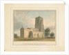 Bedfordshire - Cockayne Hatley Church, 1817 by John Buckler