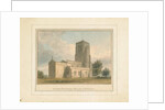 Bedfordshire - Cockayne Hatley Church, 1817 by John Buckler