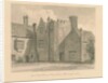 Buckinghamshire - Chenies Hall: sepia drawing, 1824 by John Chessell Buckler