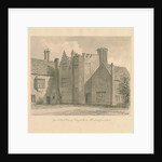 Buckinghamshire - Chenies Hall: sepia drawing, 1824 by John Chessell Buckler