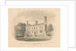 Buckinghamshire - Wellwick - Old House: sepia drawing vignetted, 1837 by John Buckler