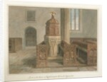 Cornwall - Kilkhampton Church, 1827 by John Buckler