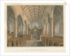 Cornwall - Kilkhampton Church - Interior View, 1827 by John Buckler