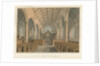 Cornwall - Kilkhampton Church - Interior View, 1827 by John Buckler