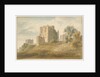 Derbyshire - Hardwick Hall [Old] - Remains, 1813 by John Buckler