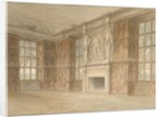 Derbyshire - Hardwick Hall [Old] - Interior of Room, 1813 by John Buckler