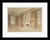 Derbyshire - Hardwick Hall [Old] - Interior of Room, 1813 by John Buckler