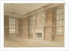 Derbyshire - Hardwick Hall [Old] - Interior of Room, 1813 by John Buckler