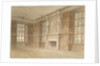 Derbyshire - Hardwick Hall [Old] - Interior of Room, 1813 by John Buckler
