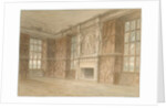 Derbyshire - Hardwick Hall [Old] - Interior of Room, 1813 by John Buckler