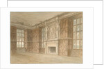 Derbyshire - Hardwick Hall [Old] - Interior of Room, 1813 by John Buckler