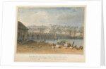 Devonshire - Bideford - Bridge and Town, 1827 by John Buckler