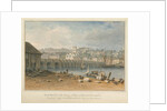 Devonshire - Bideford - Bridge and Town, 1827 by John Buckler