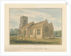 Essex - Gosfield Church, 1824 by John Chessell Buckler