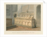 Essex - Earls Colne Church - Monument, 1824 by John Chessell Buckler