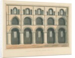 Essex - Waltham Abbey - Section of the North Side of the Nave, 1802 by John Buckler