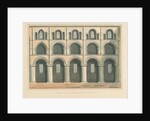 Essex - Waltham Abbey - Section of the North Side of the Nave, 1802 by John Buckler