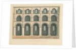 Essex - Waltham Abbey - Section of the North Side of the Nave, 1802 by John Buckler