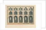 Essex - Waltham Abbey - Section of the North Side of the Nave, 1802 by John Buckler