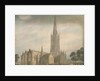 Lincolnshire - Grantham Church, 1811 by John Buckler