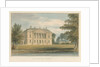 Middlesex - Gunnersbury House, 1824 by John Buckler