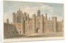 Middlesex - Hampton Court - First Quadrangle, 1826 by John Buckler