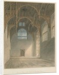 Middlesex - Hampton Court - Interior of Hall, 1821 by John Buckler