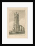 Norfolk - Cromer - St. Peter and St. Paul's Church: sepia drawing, 1847 by John Buckler