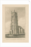Norfolk - Cromer - St. Peter and St. Paul's Church: sepia drawing, 1847 by John Buckler