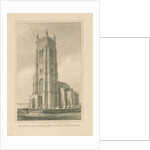 Norfolk - Cromer - St. Peter and St. Paul's Church: sepia drawing, 1847 by John Buckler