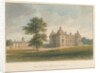 Norfolk - Houghton Hall, 1826 by John Chessell Buckler
