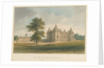 Norfolk - Houghton Hall, 1826 by John Chessell Buckler