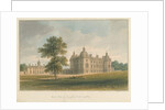 Norfolk - Houghton Hall, 1826 by John Chessell Buckler