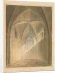 Oxfordshire - Oxford - Interior of Chancel of St. Peter's Church, 1811 by John Chessell Buckler