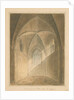 Oxfordshire - Oxford - Interior of Chancel of St. Peter's Church, 1811 by John Chessell Buckler