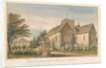 Oxfordshire - Shiplake Church and Parsonage House, 1830 by John Buckler